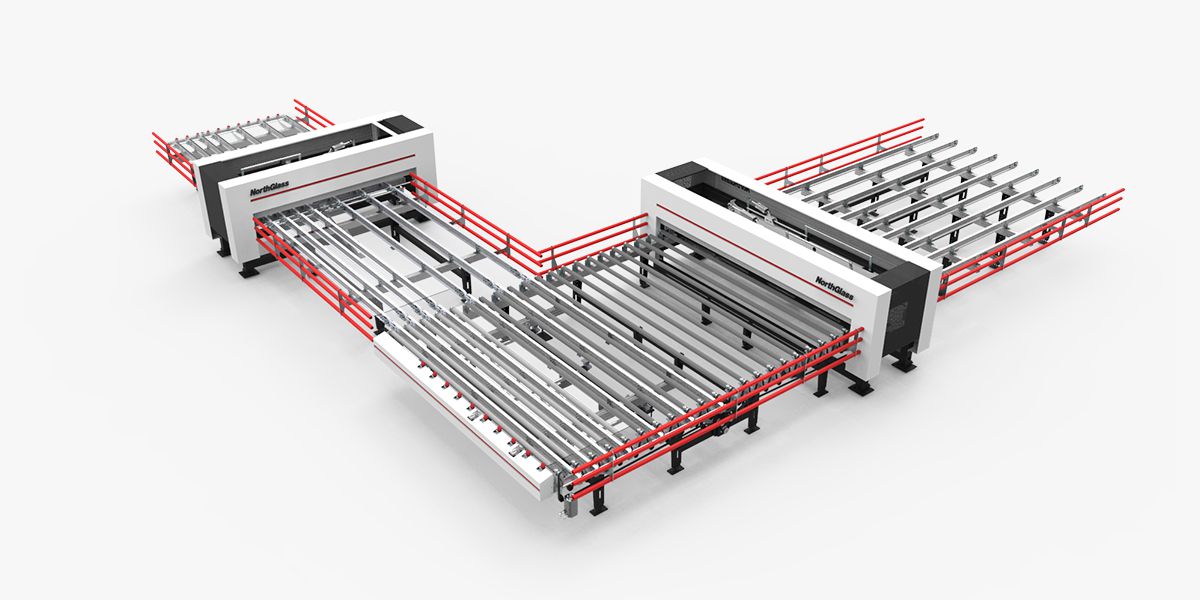 Máquina de extracción de vidrio automática